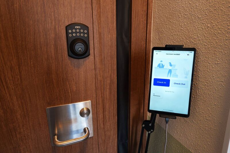 タブレットでチェックイン